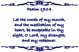 Psalm 19 14 3WBL